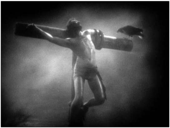 La crucifixion dans Le Roi des Rois de Cecil B. DeMille