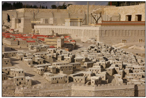 Maquette de Jérusalem au Ie siècle